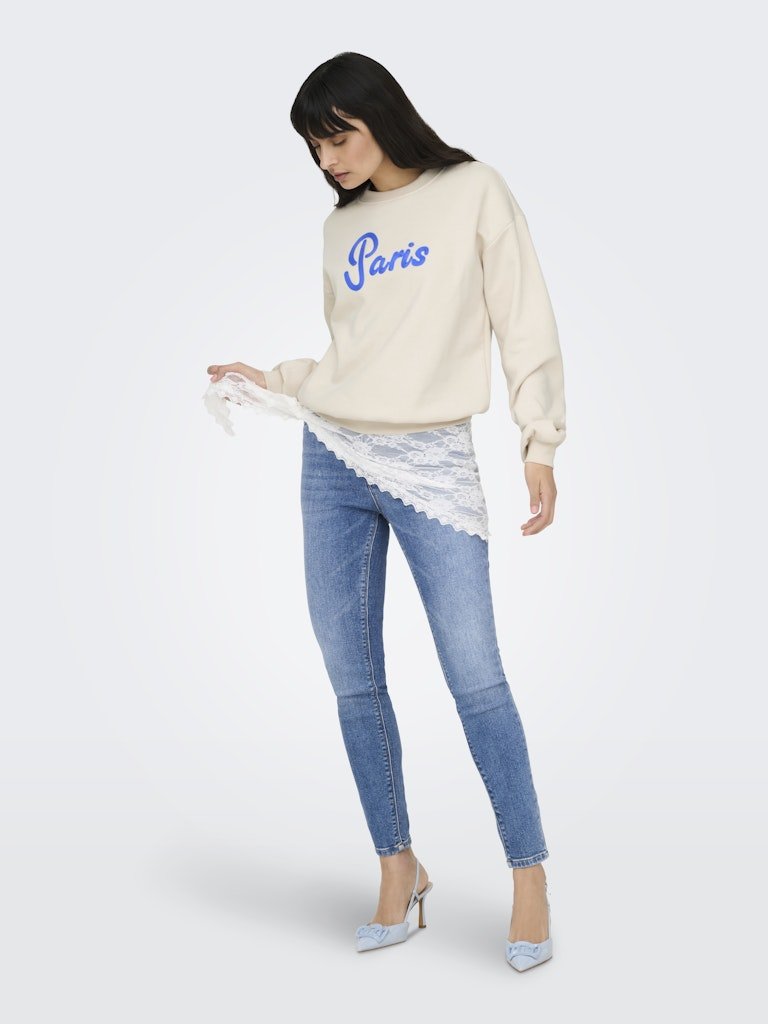 Onlfie L/S Print Box Sweater van Only – Sweaters voor dames | Meisjes Brugge