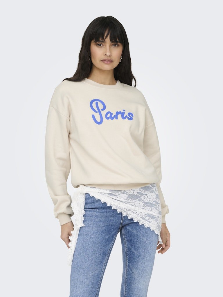 Onlfie L/S Print Box Sweater van Only – Sweaters voor dames | Meisjes Brugge