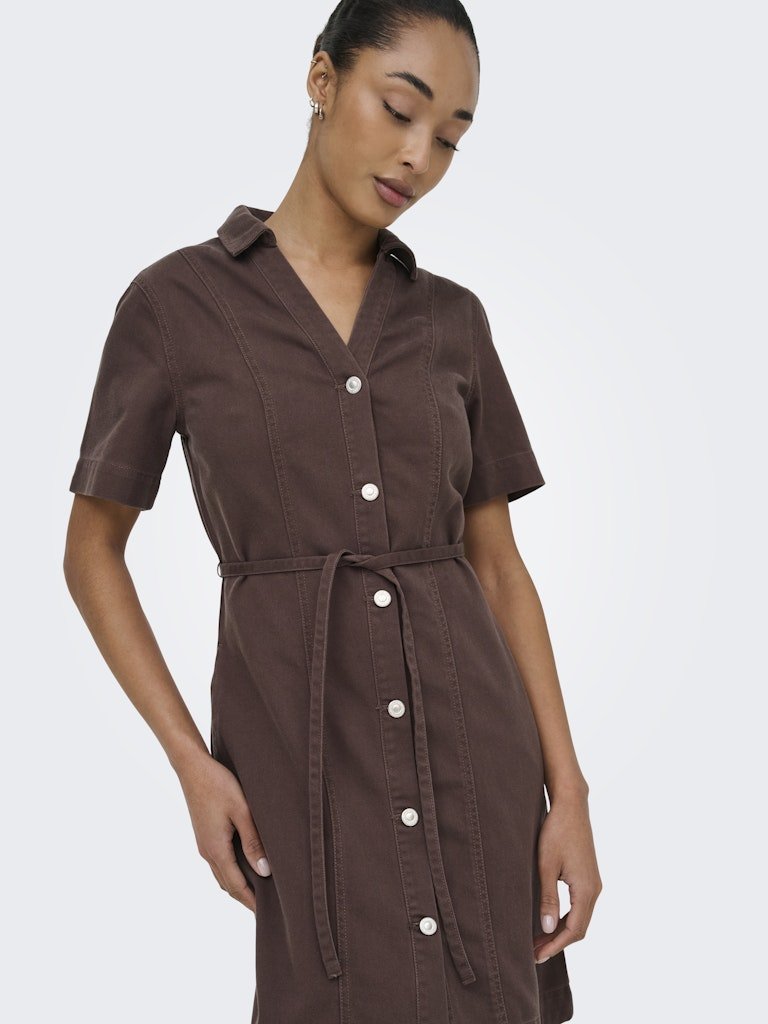Onlfina-Soft S/S Belt Dress van Only – Jurken voor dames | Meisjes Brugge
