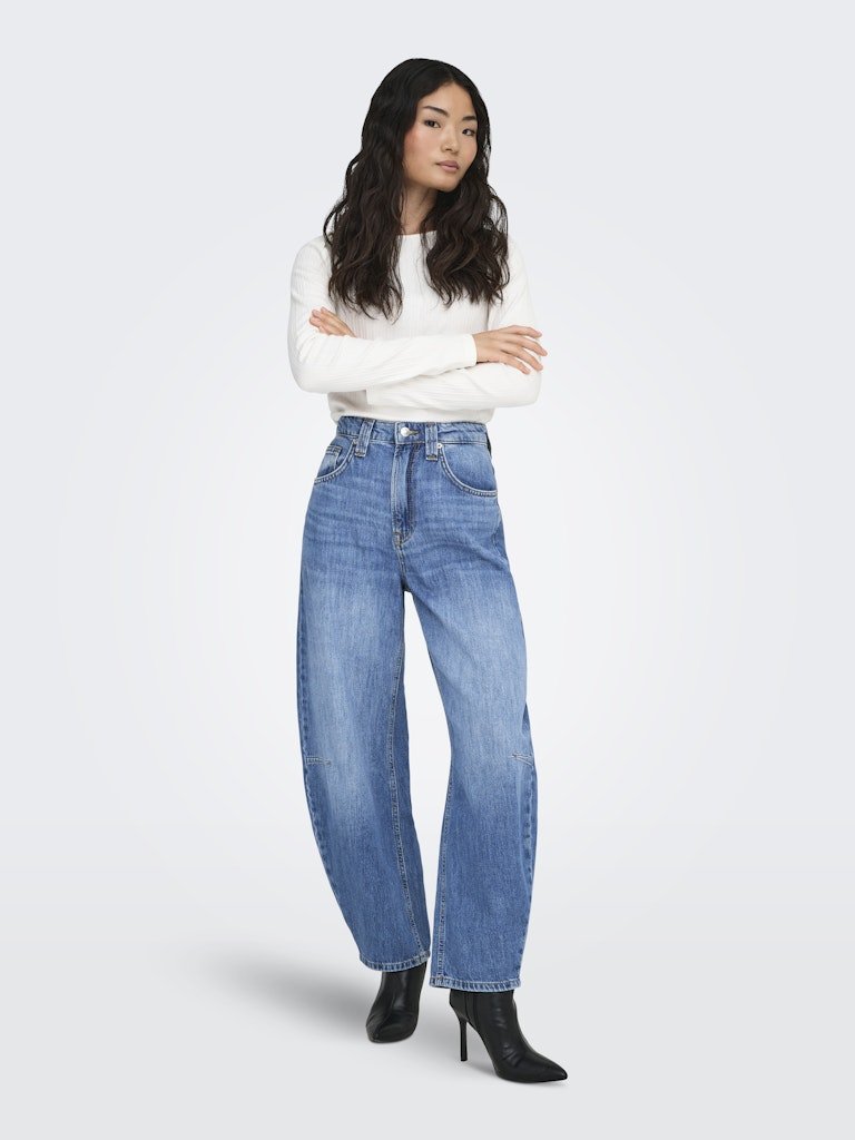 Onlfrankie Hw Ank Barrel Dnm Dot548 Noos van Only – Jeans voor dames | Meisjes Brugge