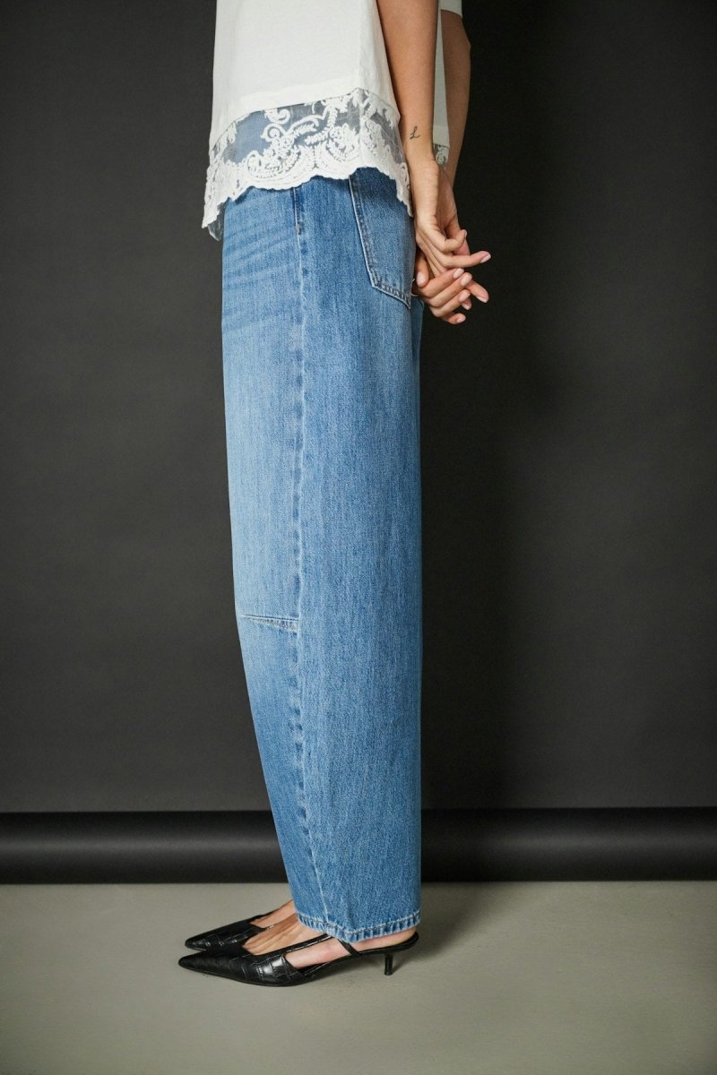 Onlfrankie Hw Ank Barrel Dnm Dot548 Noos van Only – Jeans voor dames | Meisjes Brugge