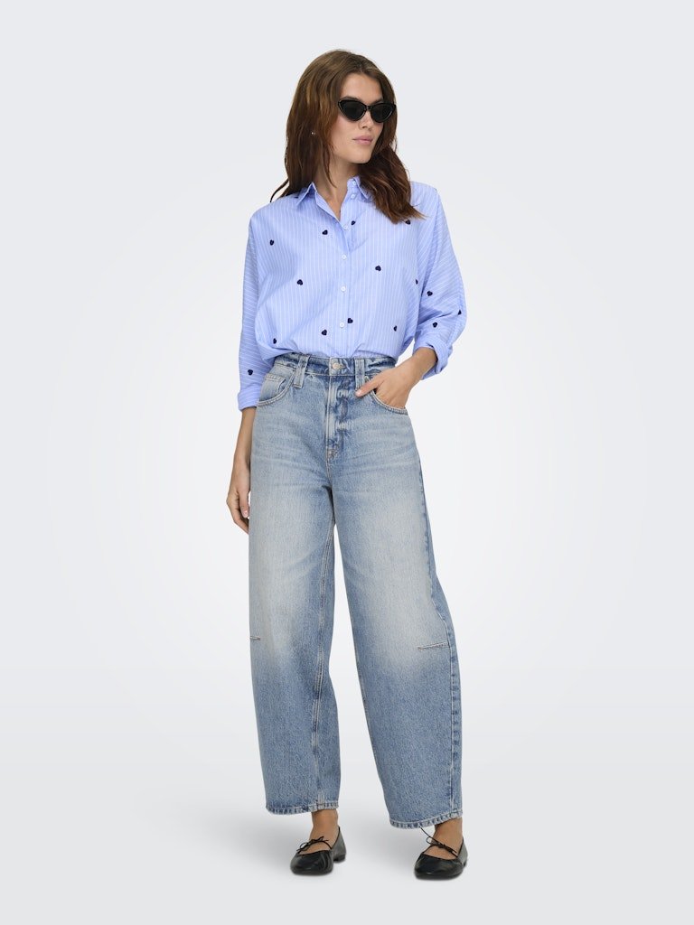 Jeans - Onlfrankie Hw Ank Barrel Jeans 011 van Only