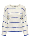 Onlgeena 7/8 Stripe O - Neck Knit - koop Pulls van Only bij Meisjes Brugge
