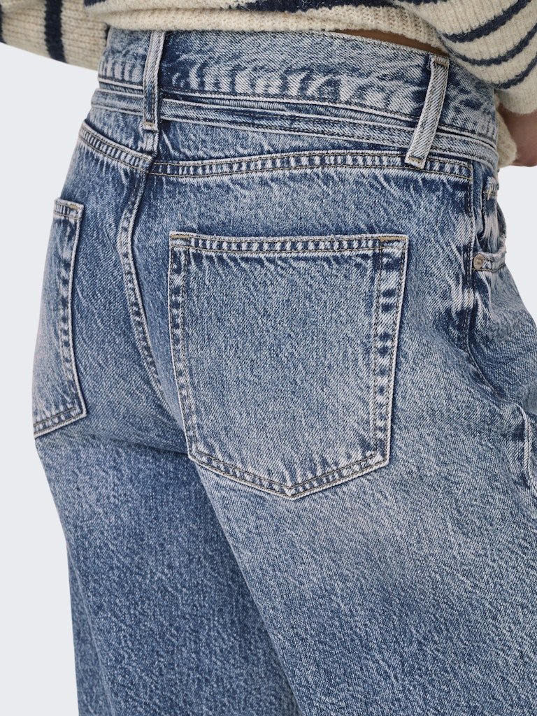 Jeans - Onlgianna Mw Straight Dot450 Jeans Noos van Only