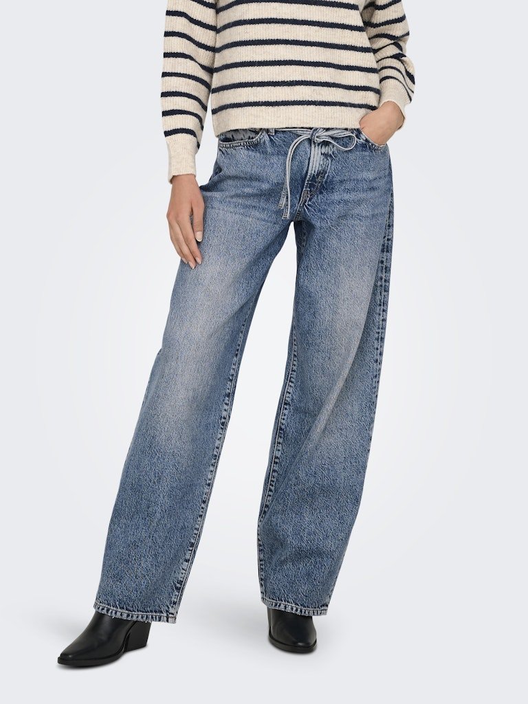 Light Blue Denim Jeans - Onlgianna Mw Straight Dot450 Jeans Noos van Only