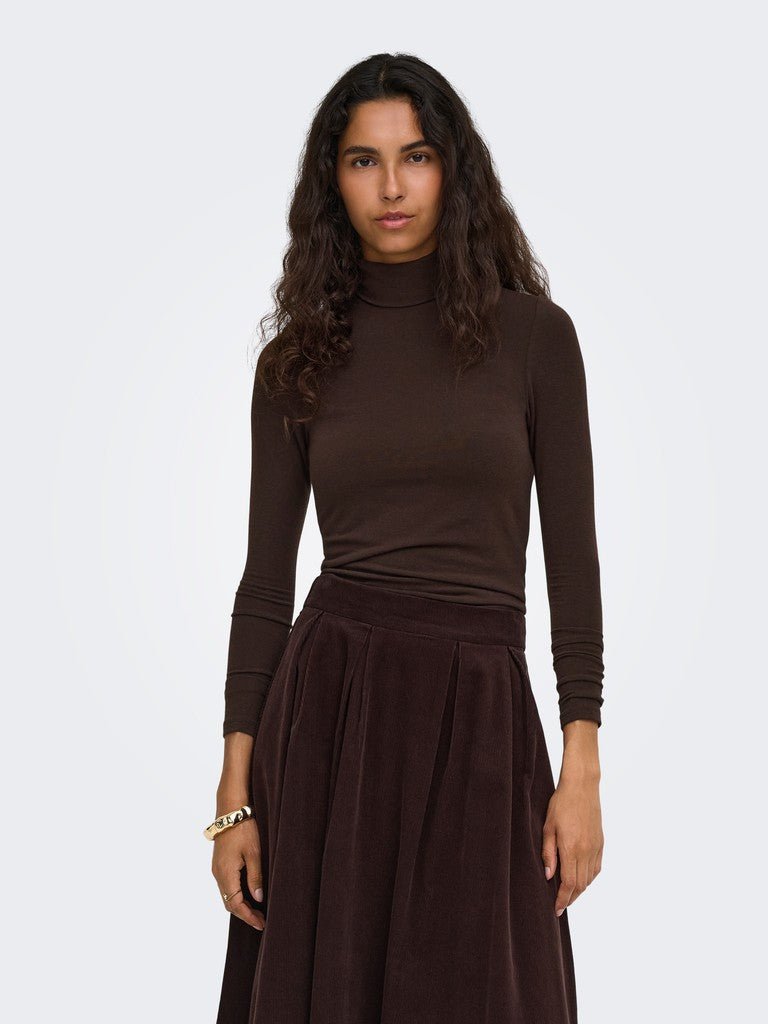 Onlglamour L/S Roll-Neck Top Noos van Only – Tops voor dames | Meisjes Brugge