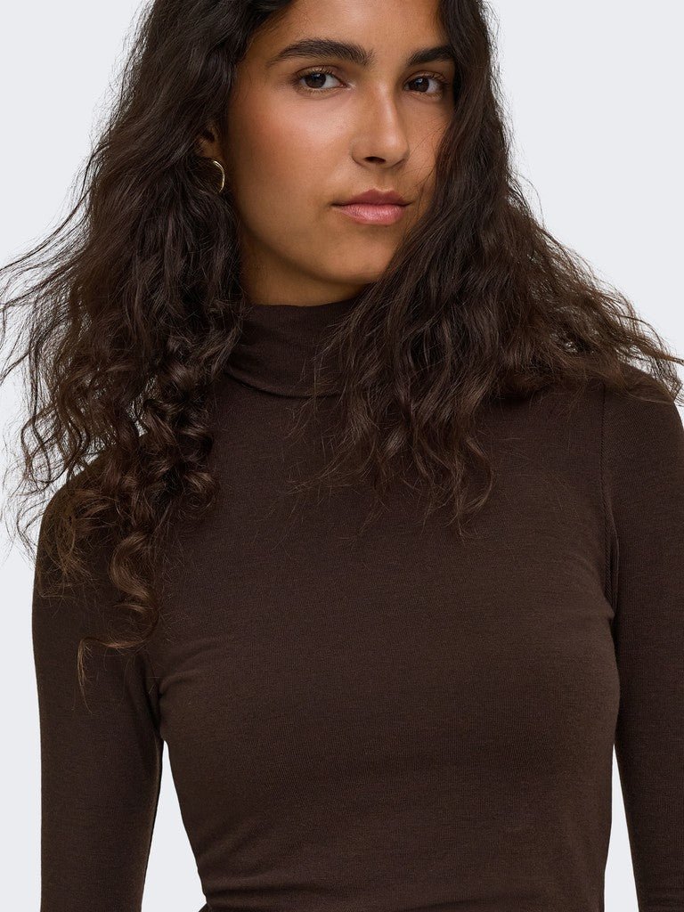 Onlglamour L/S Roll-Neck Top Noos van Only – Tops voor dames | Meisjes Brugge