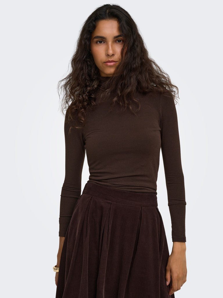 Onlglamour L/S Roll-Neck Top Noos van Only – Tops voor dames | Meisjes Brugge