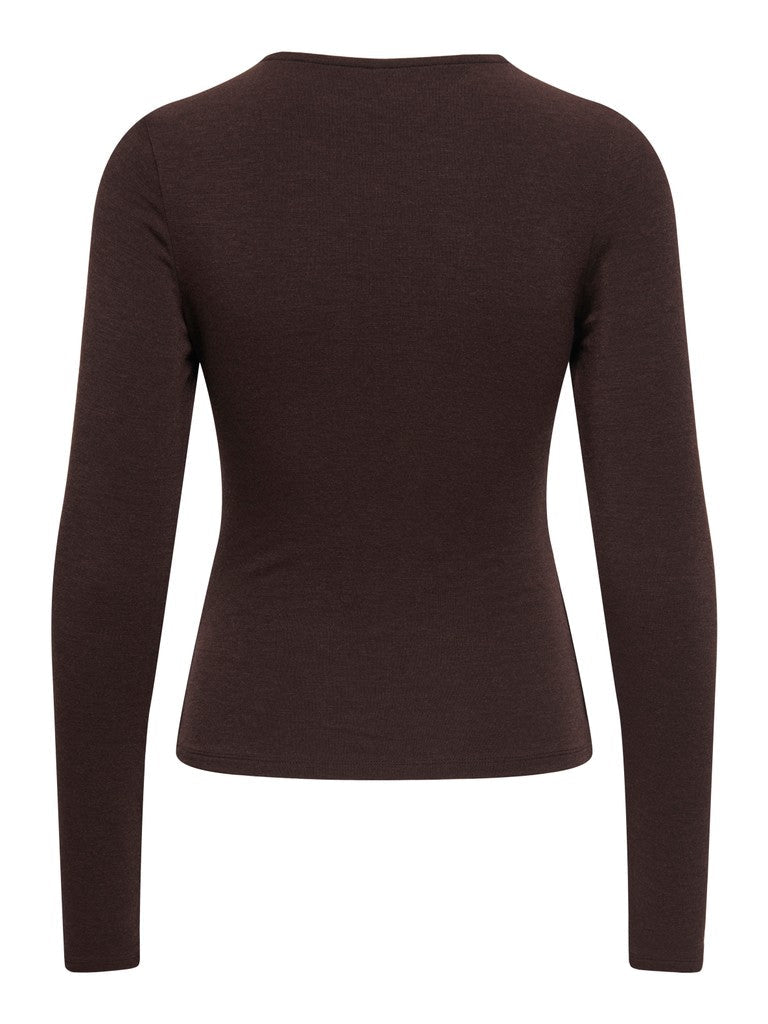 Onlglamour L/S Ruching Top van Only – Tops voor dames | Meisjes Brugge
