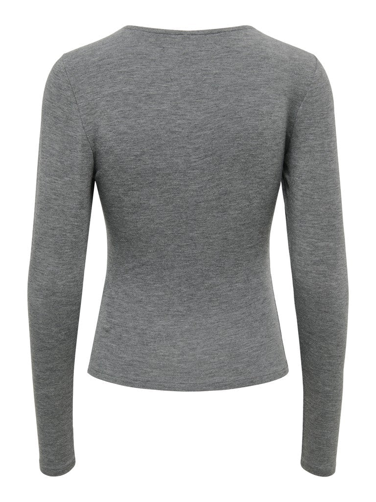 Onlglamour L/S Ruching Top van Only – Tops voor dames | Meisjes Brugge