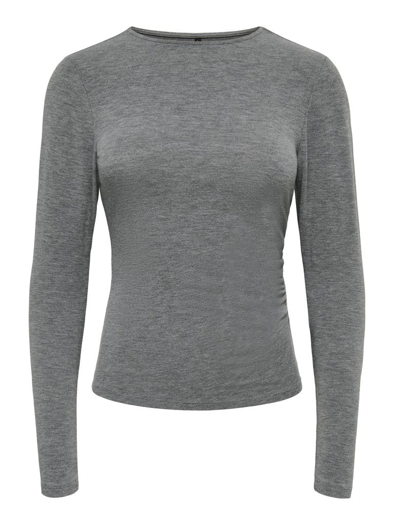 Onlglamour L/S Ruching Top van Only – Tops voor dames | Meisjes Brugge