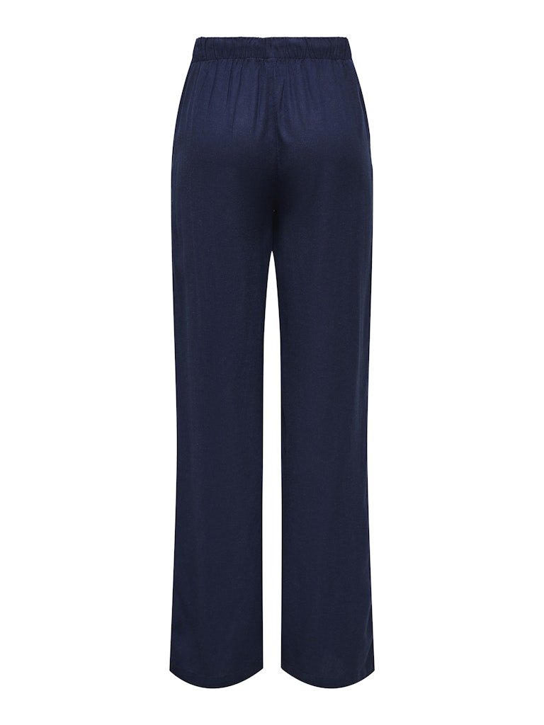 Navy Blazer 32 Broeken - Onlgoa Mw Linen Bl Pull-Up Pants van Only