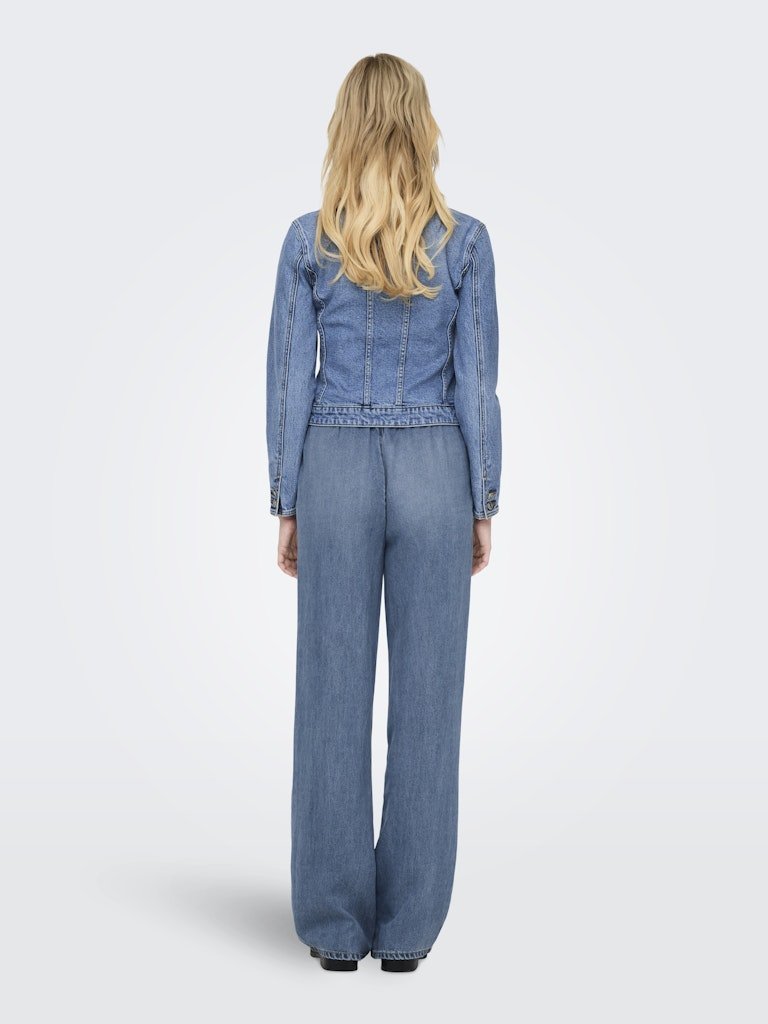 Onlgreta Hw Pull Up Wide Denim Pants van Only – Jeans voor dames | Meisjes Brugge