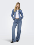 Onlgreta Hw Pull Up Wide Denim Pants - koop Jeans van Only bij Meisjes Brugge