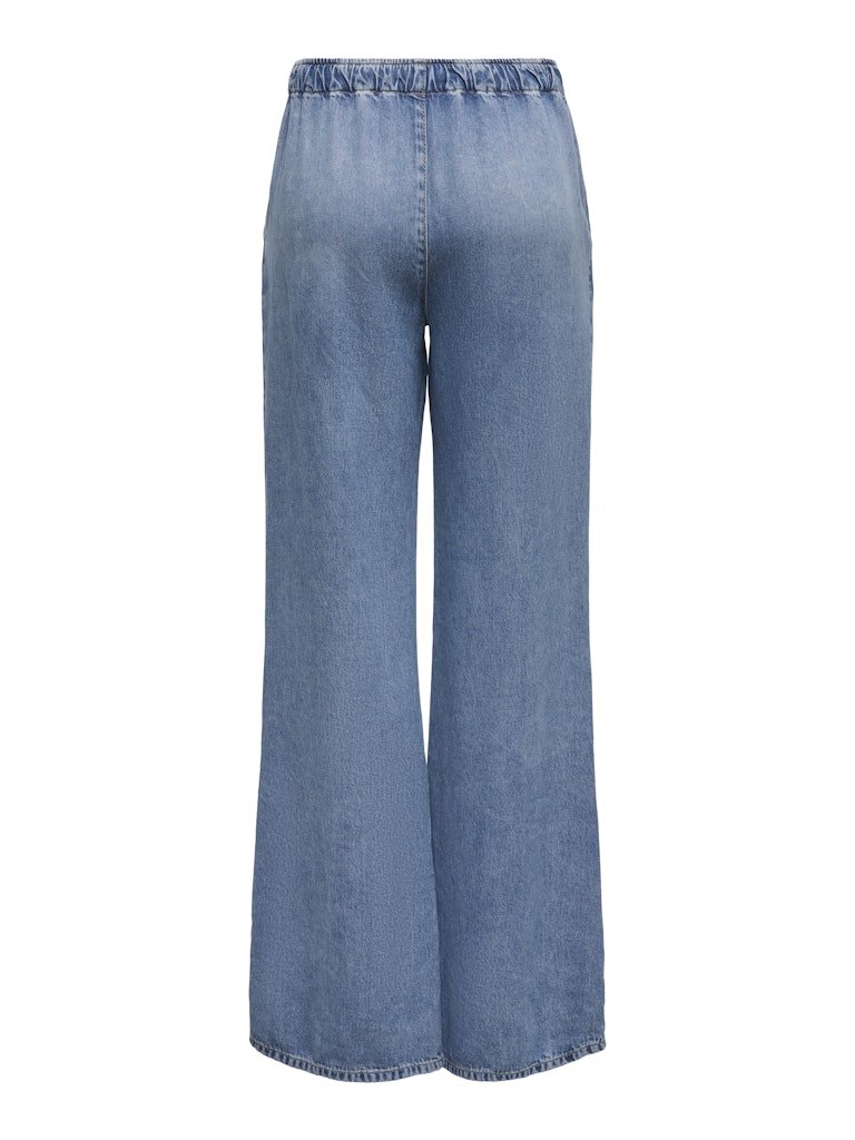 Onlgreta Hw Pull Up Wide Denim Pants - koop Jeans van Only bij Meisjes Brugge