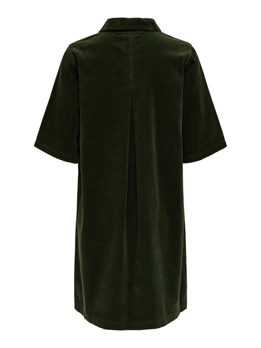 Jurken - Onlgry-Nessa S/S Corduroy Dress van Only