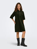 Rosin Jurken - Onlgry-Nessa S/S Corduroy Dress van Only