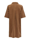 Jurken - Onlgry-Nessa S/S Corduroy Dress van Only