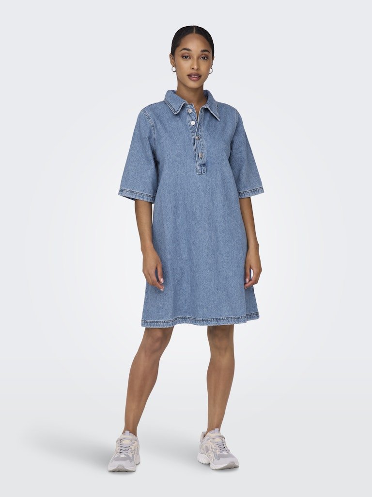 Jurken - Onlgry S/S Denim Dress van Only