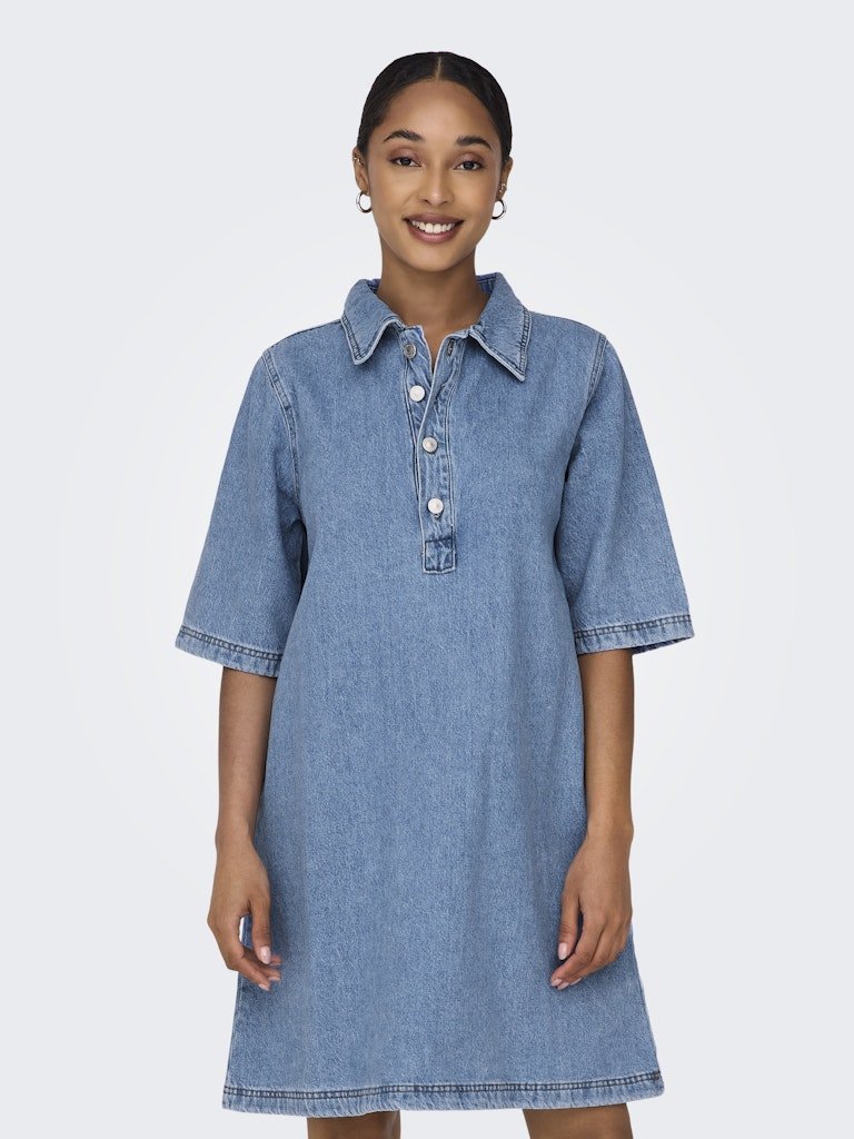 Onlgry S/S Denim Dress van Only – Jurken voor dames | Meisjes Brugge