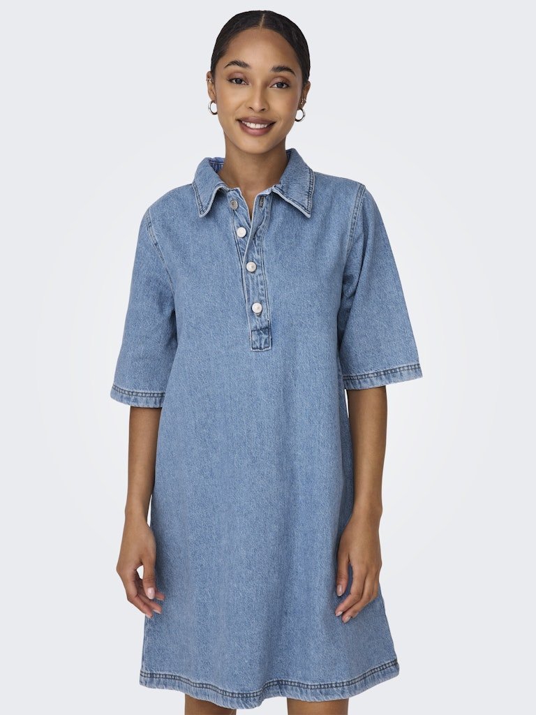 Jurken - Onlgry S/S Denim Dress van Only