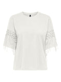 Onlharley Life S/S Fringe Top - koop Tops van Only bij Meisjes Brugge