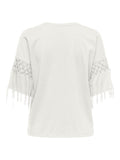 Onlharley Life S/S Fringe Top - koop Tops van Only bij Meisjes Brugge