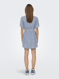 Onlhelena Ss Belted Denim Dress van Only – Jurken voor dames | Meisjes Brugge