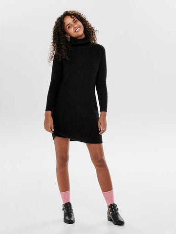 Onljana L/S Cowlneck Dress Wool Knit Noos - koop Jurken van Only bij Meisjes Brugge