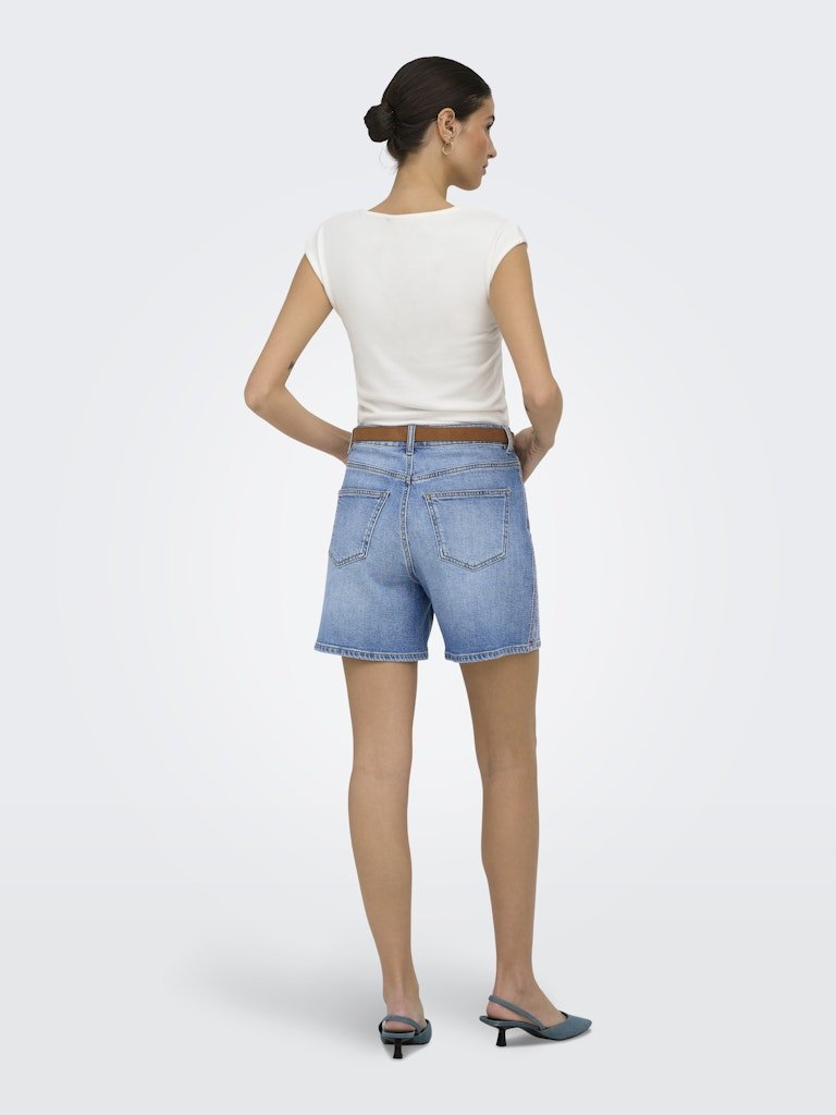 Onljosephine Stret Emb Denim Shorts van Only – Shorts voor dames | Meisjes Brugge