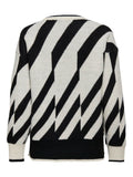 Pulls - Onljude Ls O-Neck Jacquard Knit van Only