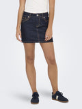 Onljuicy Hw Western Short Denim Skirt - koop Rokken van Only bij Meisjes Brugge