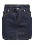 Onljuicy Hw Western Short Denim Skirt - koop Rokken van Only bij Meisjes Brugge