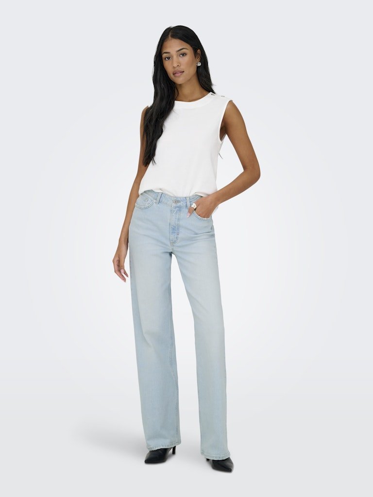 Onljuicy Hw Wide Leg Dot114 Denim Noos van Only – Jeans voor dames | Meisjes Brugge