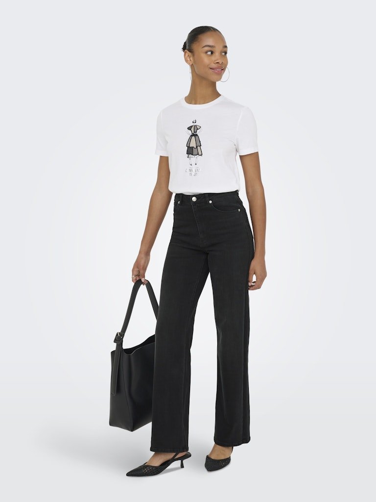 Jeans - Onljuicy-Wauw Hw Wide Denim Gua006 Noos van Only