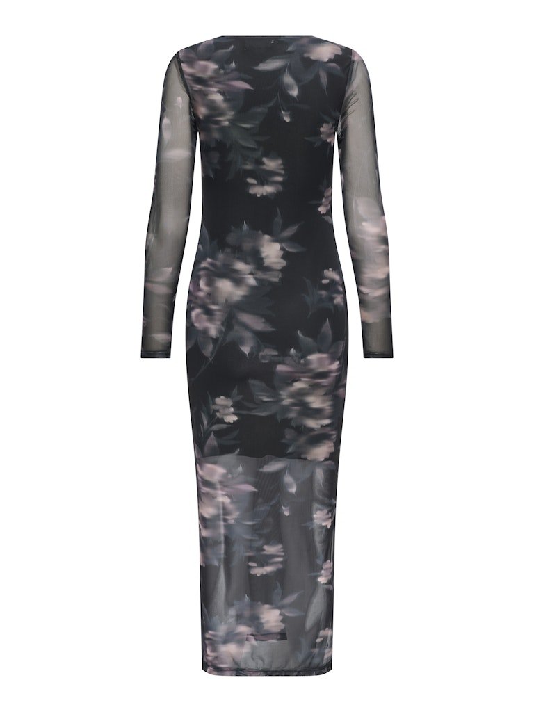 Jurken - Onlkaya Life Ls Midi Mesh Dress van Only