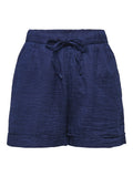 Onlleoni Seersucker Pull Up Shorts – Shorts voor dames in kleur | Meisjes