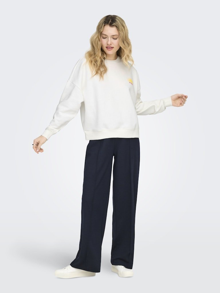 Sweaters - Onlliny L/S O-Neck Print Sweater van Only