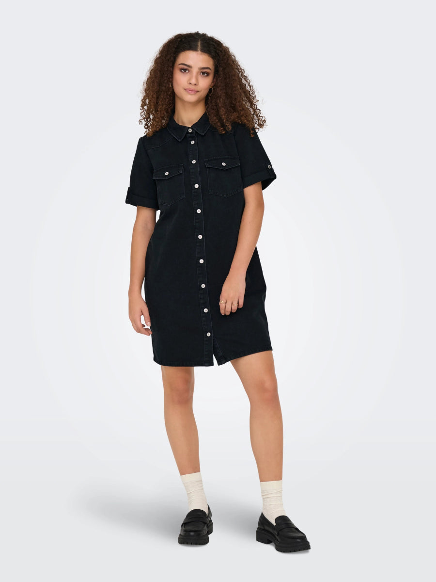 Onllisa S/S Dnm Dress - koop Jurken van Only bij Meisjes Brugge