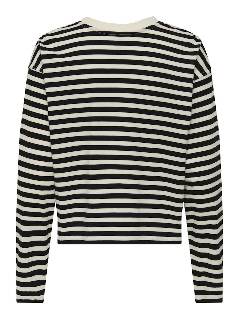 Onllivina L/S O - Neck Stripe Top - koop Sweaters van Only bij Meisjes Brugge