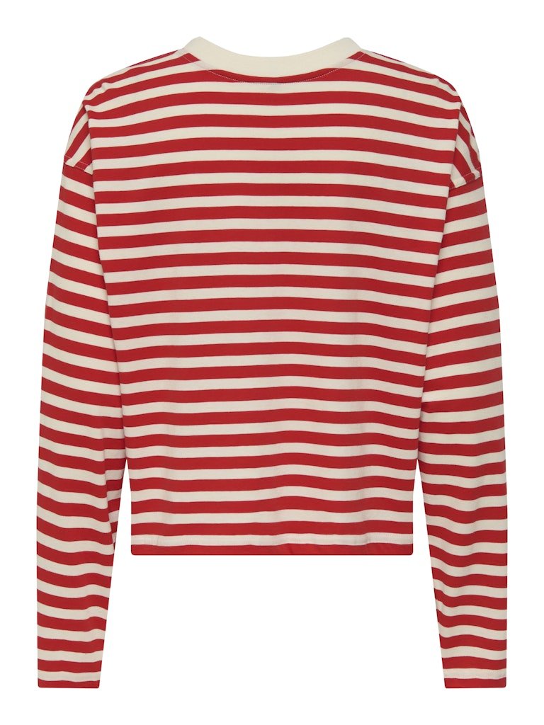 Onllivina L/S O - Neck Stripe Top - koop Sweaters van Only bij Meisjes Brugge