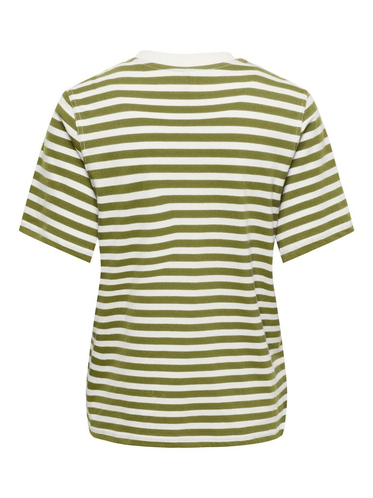 Onllivina S/S O-Neck Stripe Top van Only – Tops voor dames | Meisjes Brugge