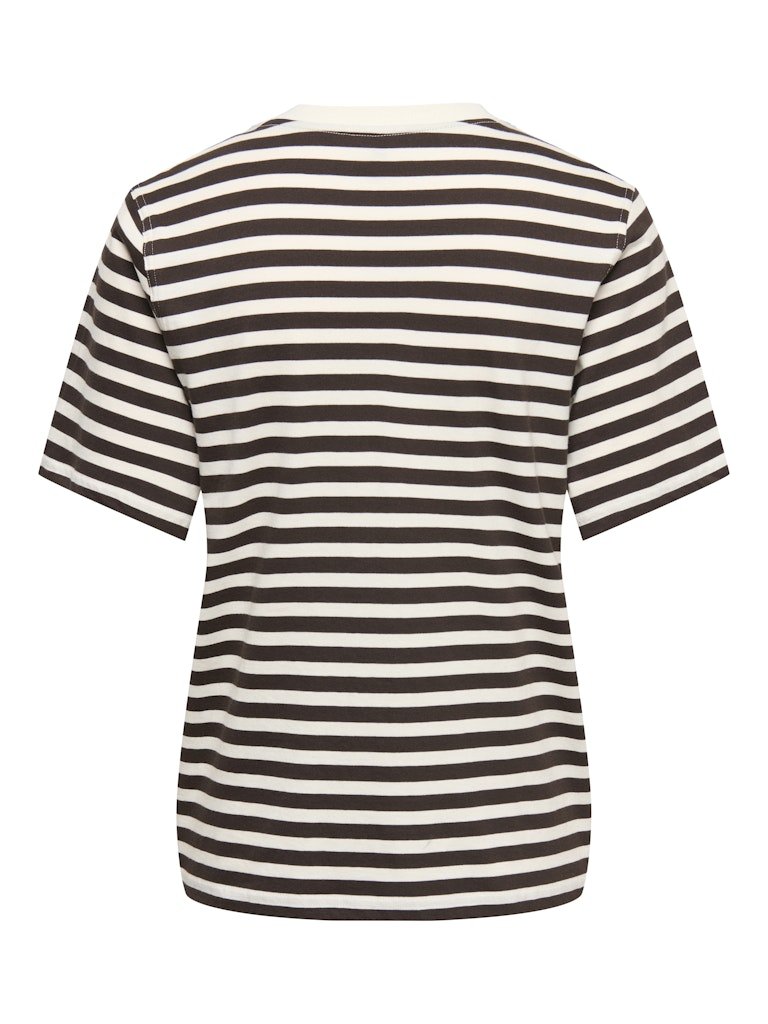 Onllivina S/S O-Neck Stripe Top van Only – Tops voor dames | Meisjes Brugge