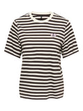 Onllivina S/S O-Neck Stripe Top van Only – Tops voor dames | Meisjes Brugge