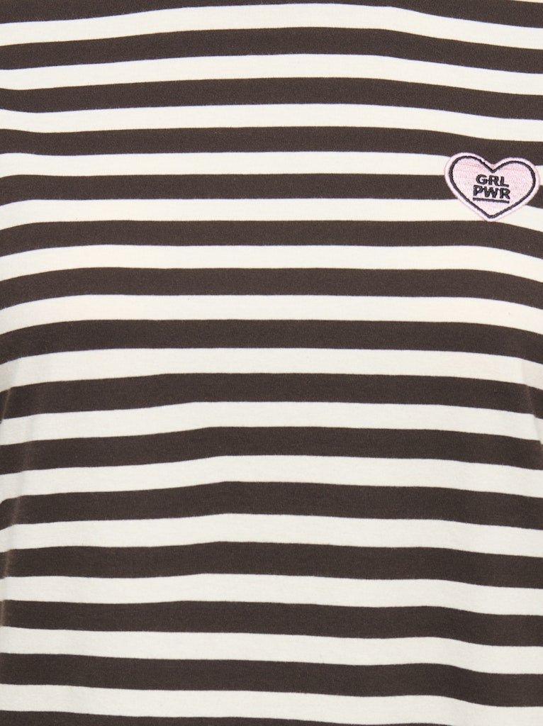 Onllivina S/S O-Neck Stripe Top van Only – Tops voor dames | Meisjes Brugge