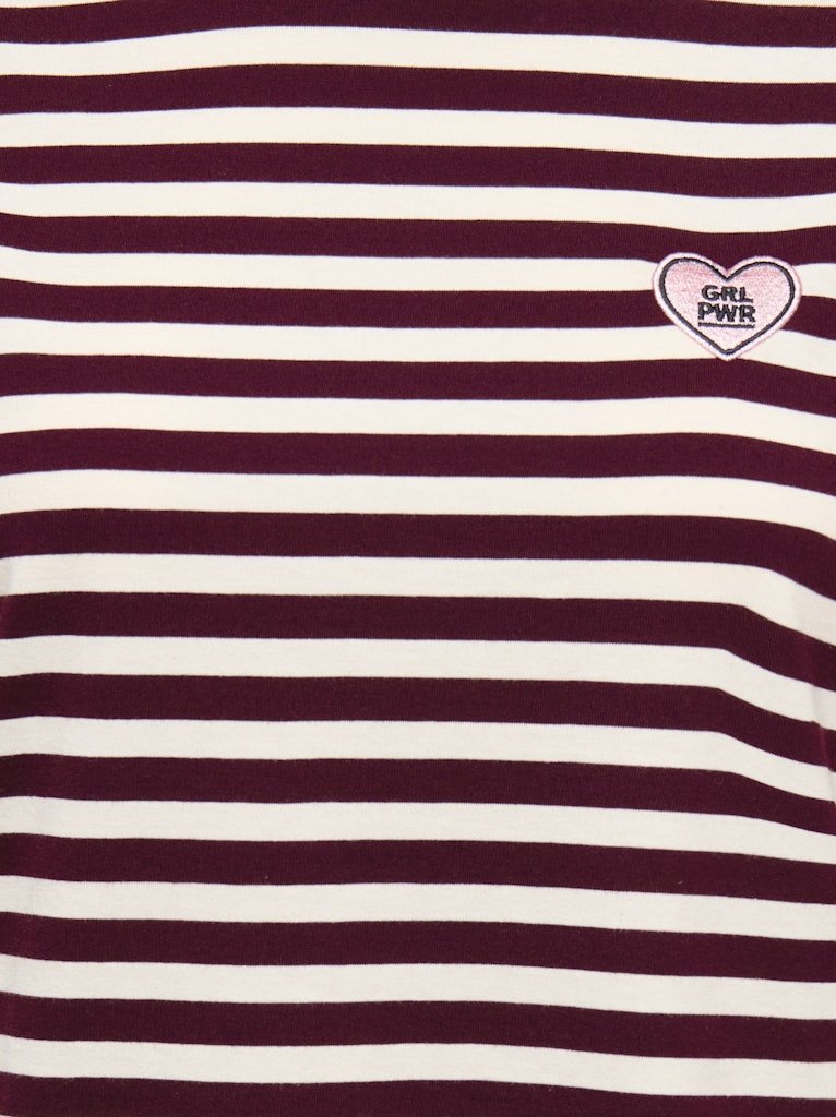 Onllivina S/S O-Neck Stripe Top van Only – Tops voor dames | Meisjes Brugge