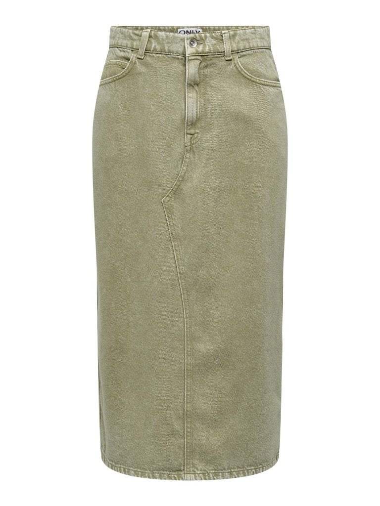 Rokken Onllola-Cilla Hw Long Slit Skirt van Only