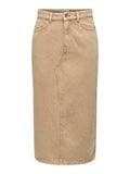 Tannin Rokken - Onllola-Cilla Hw Long Slit Skirt van Only