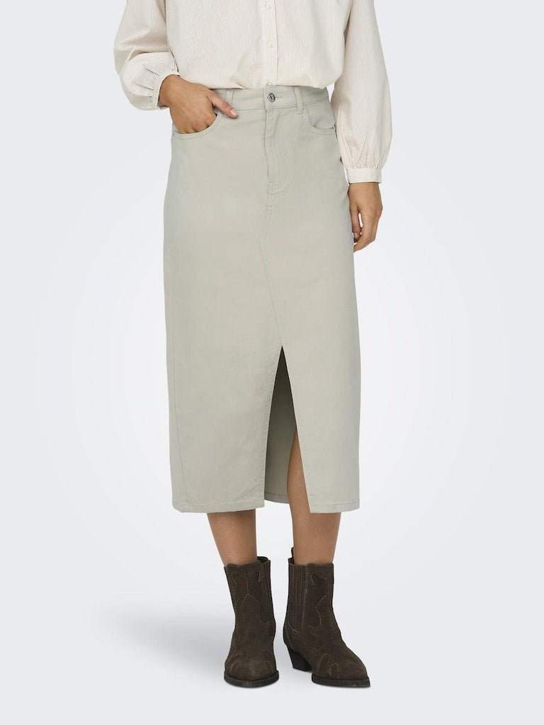 Onllola Hw Long Slit Skirt - koop Rokken van Only bij Meisjes Brugge