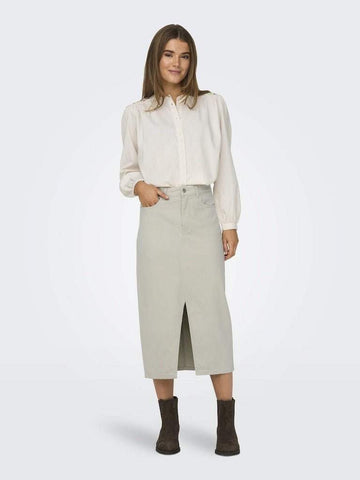 Onllola Hw Long Slit Skirt - koop Rokken van Only bij Meisjes Brugge